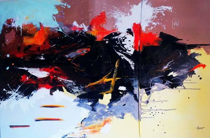 Peinture intitulée "La vie" par Gerard Katary, Œuvre d'art originale,