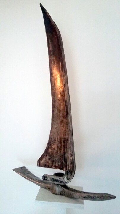 Sculpture intitulée "LE GRAND VOILIER N°…" par Gerard Lami, Œuvre d'art originale, Métaux