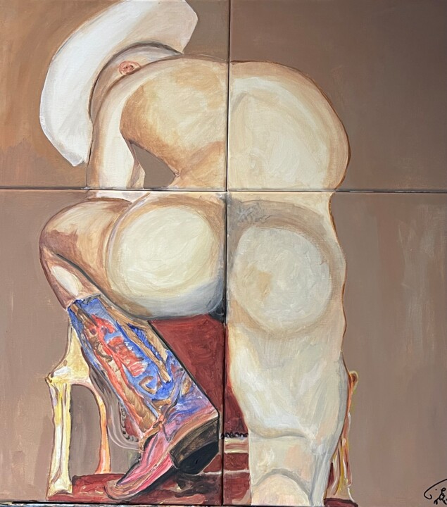 Pittura intitolato "Diego polyptyque" da Gerard Menvussa, Opera d'arte originale, Acrilico