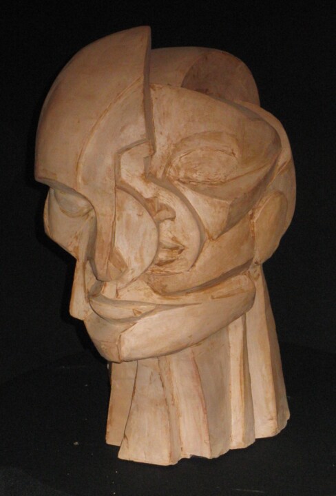 Sculpture titled "Obsession" by Gerard Payen, Original Artwork, Terra cotta