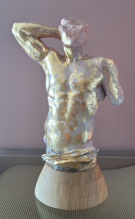 Sculpture titled "ADONIS" by Gérard Rombi, Original Artwork, Bronze