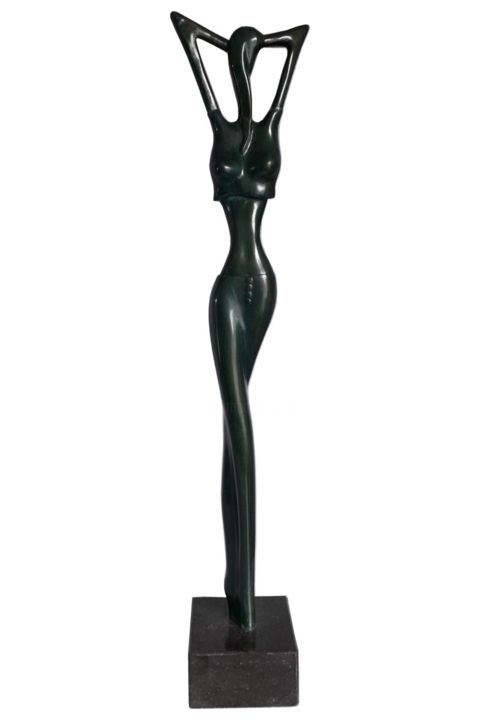 Sculpture intitulée "Peggy" par Gérard Taillandier, Œuvre d'art originale, Bronze