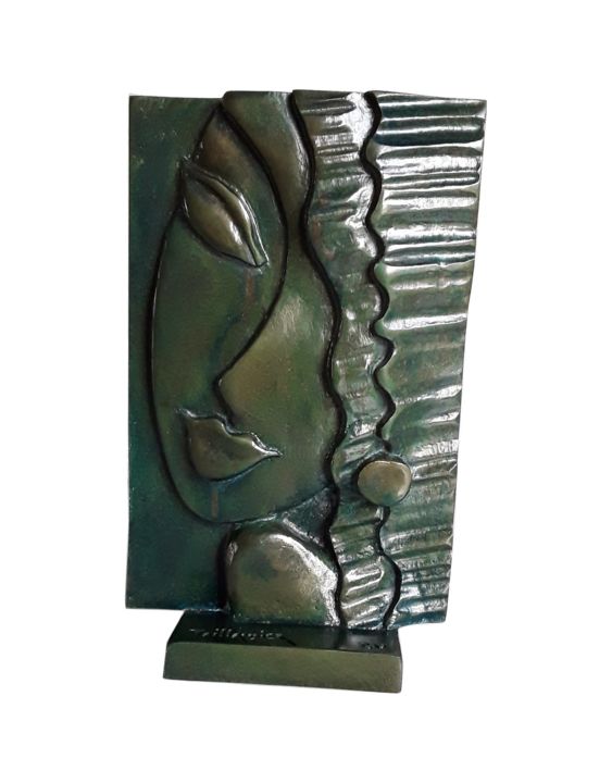 Skulptur mit dem Titel "Marie" von Gérard Taillandier, Original-Kunstwerk, Bronze