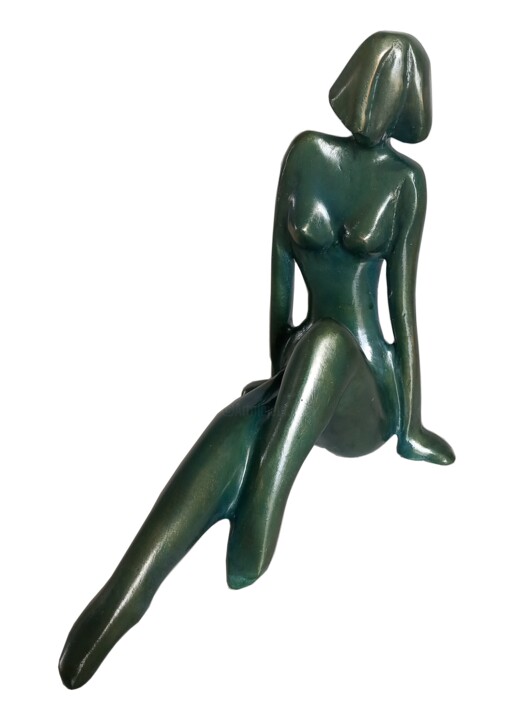 「Clara」というタイトルの彫刻 Gérard Taillandierによって, オリジナルのアートワーク, ブロンズ