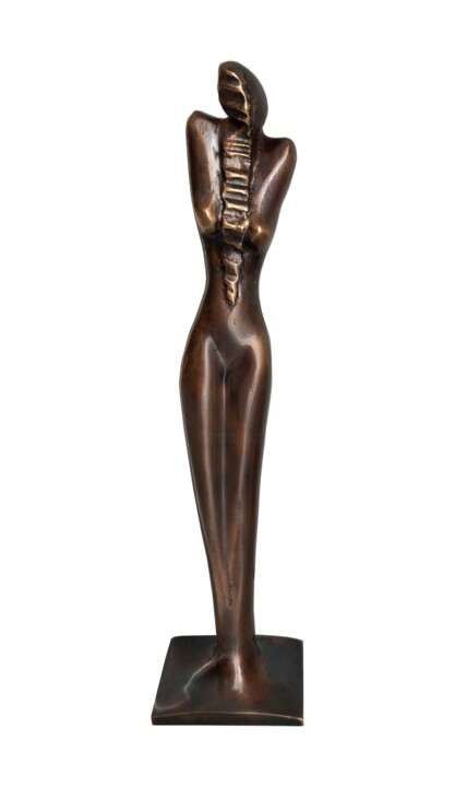 Escultura intitulada "Cariatide 2" por Gérard Taillandier, Obras de arte originais, Bronze