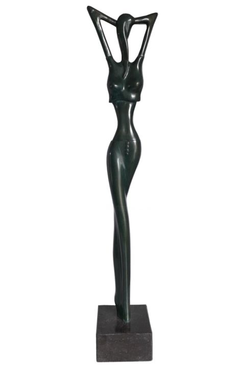 Escultura intitulada "peggy 3/8" por Gérard Taillandier, Obras de arte originais, Bronze
