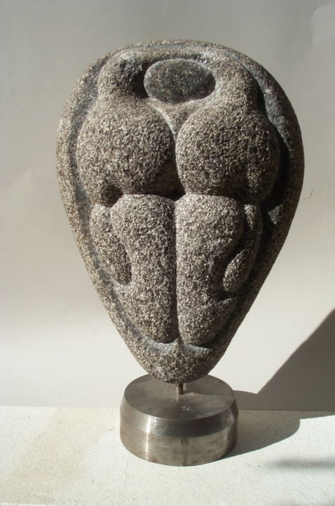 Sculpture titled "DOUBLE" by Gérard Didier, Original Artwork, Stone