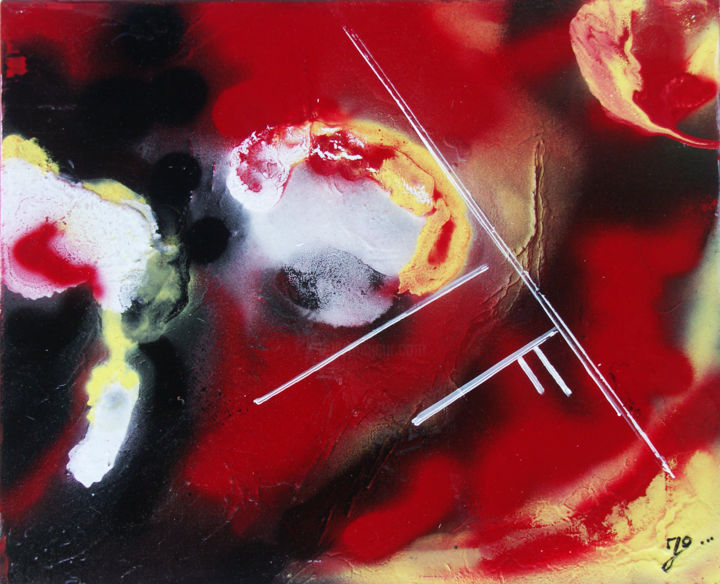 Peinture intitulée "EMTION" par Josiane Maddaleno, Œuvre d'art originale, Acrylique