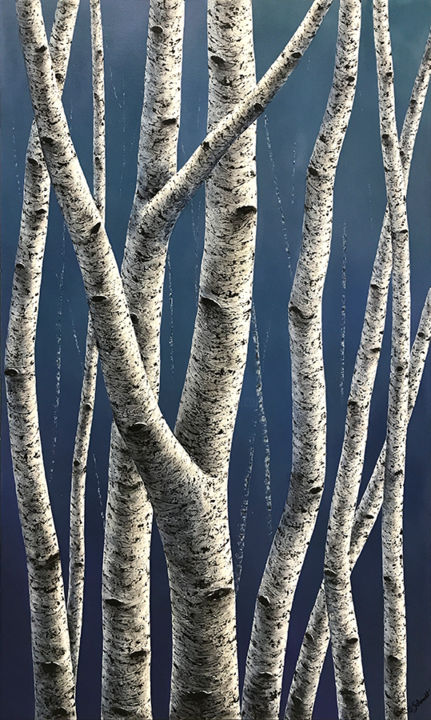 Painting titled ""Simplicity"" by Gerd Schmidt, Original Art, Acrylic