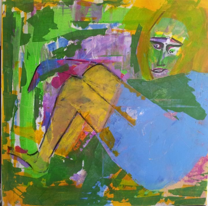 Painting titled "green-tango.jpg" by Gerhard Brunner, Original Art,
