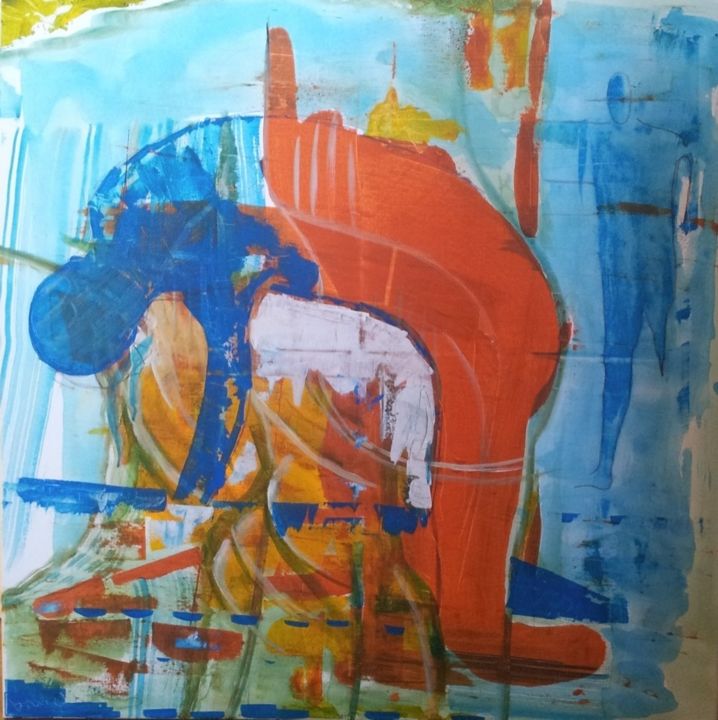 Painting titled "stranded.jpg" by Gerhard Brunner, Original Art,