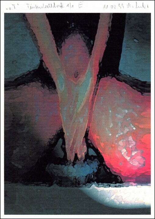Incisioni, stampe intitolato ""o. T. E"" da Gerhard Pollheide, Opera d'arte originale, Stampa digitale