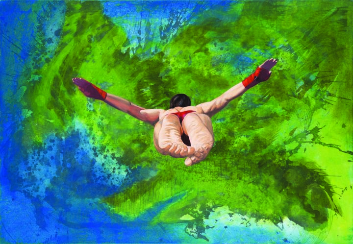 Dinslaken Aus Der Vogelperspektive Graffiti Kunstwerk Und