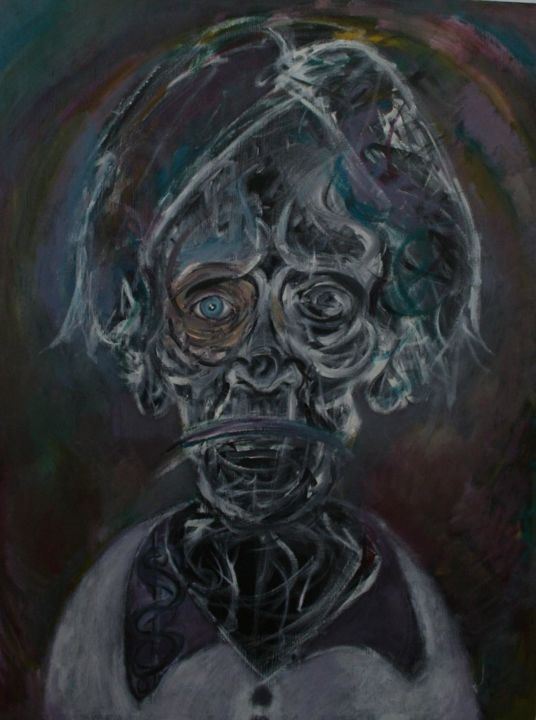 Malerei mit dem Titel "4-alzheimer.jpg" von Germán Piqueras, Original-Kunstwerk