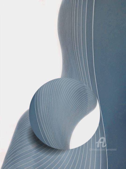 Arts numériques intitulée "Verticality" par Germaneart, Œuvre d'art originale, Travail numérique 2D