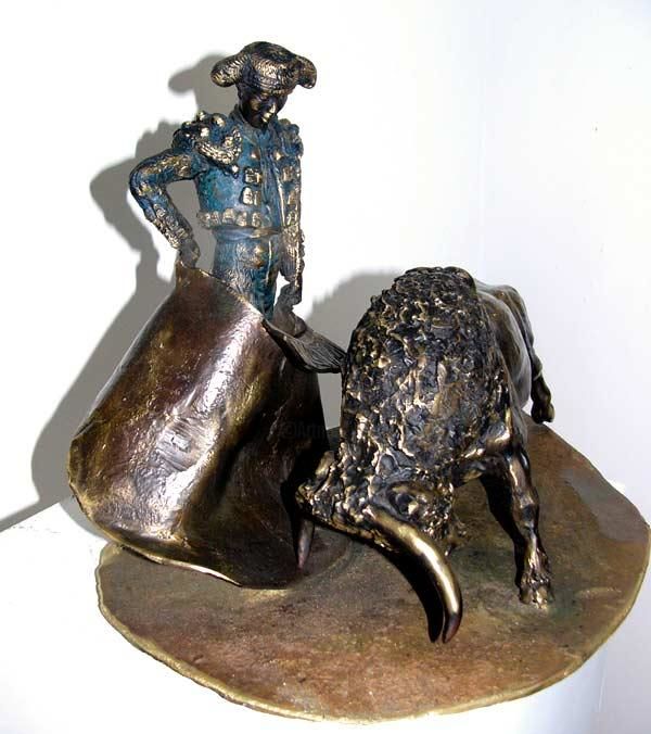 Sculpture intitulée "Pase al delantal To…" par German Garcia Cardona, Œuvre d'art originale