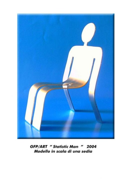 Digital Arts titled "Statistic Man (Chai…" by Gianfranco Pulitano, Original Artwork