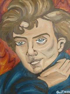 Pittura intitolato "Arthur Rimbaud" da Ggf, Opera d'arte originale, Olio