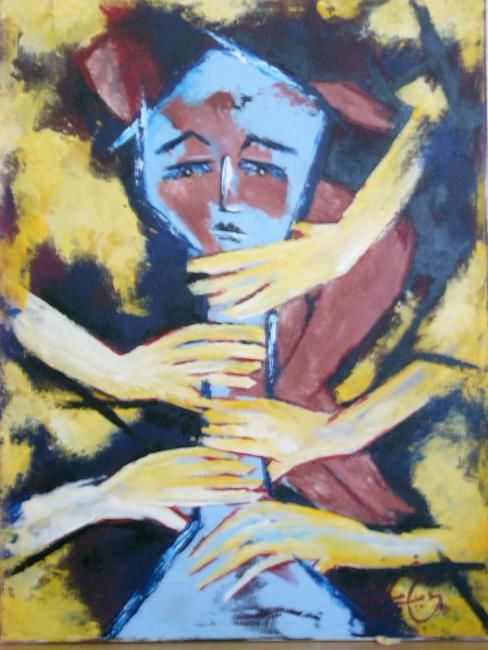 Pittura intitolato "ghadeer2.JPG" da Ghadeer Hafez, Opera d'arte originale