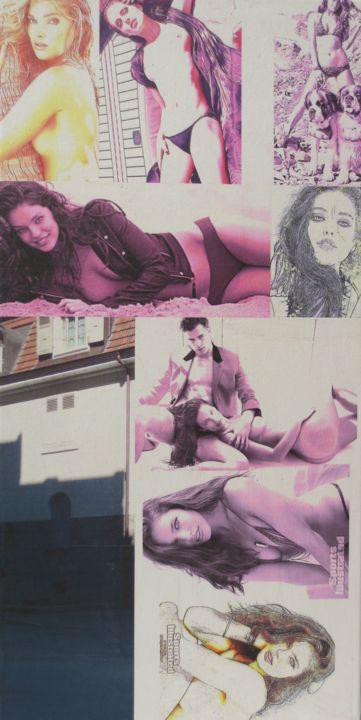 Collages titled "Emily Didonato 176" by Ghezzi, Original Artwork