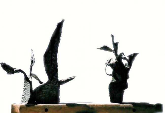 Escultura titulada "Foglia" por Ghezzi, Obra de arte original, Metales