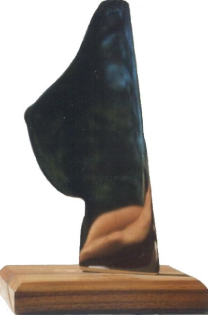 Скульптура под названием "Mammella-3" - Ghezzi, Подлинное произведение искусства, Металлы
