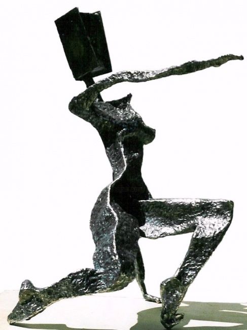 Sculpture intitulée "Libro 3" par Ghezzi, Œuvre d'art originale, Métaux