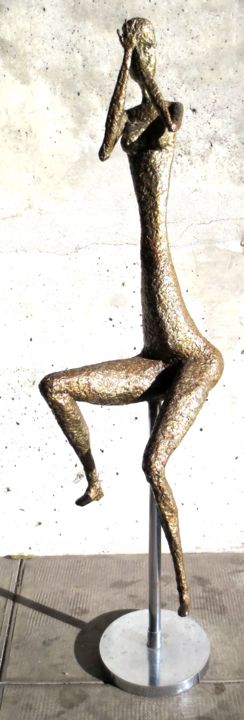 Скульптура под названием "MANI" - Ghezzi, Подлинное произведение искусства, Металлы
