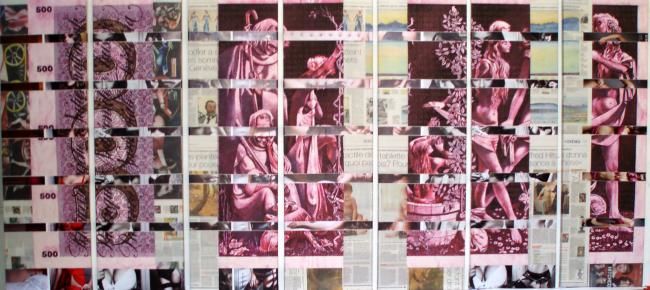 Collages intitulée "1 Fragments de Femme" par Ghezzi, Œuvre d'art originale