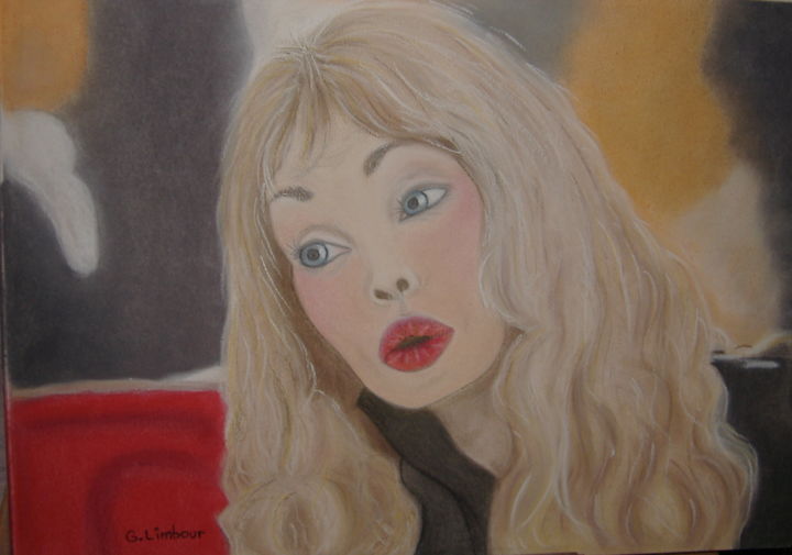 Painting titled "Arielle" by Ghislaine Limbour, Original Artwork, Pastel
