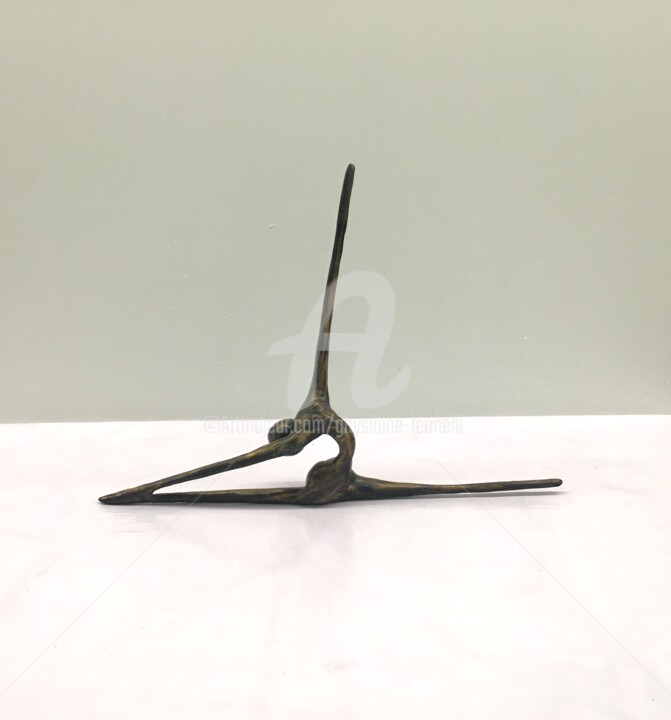 Sculpture intitulée "Flow016" par Ghyslaine Leonelli, Œuvre d'art originale, Résine