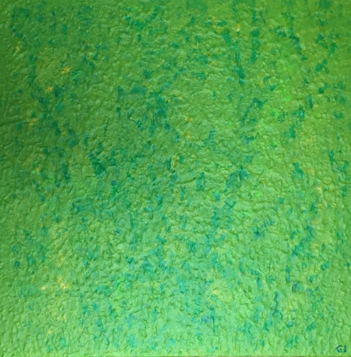 Peinture intitulée "Grass" par Giart, Œuvre d'art originale, Acrylique