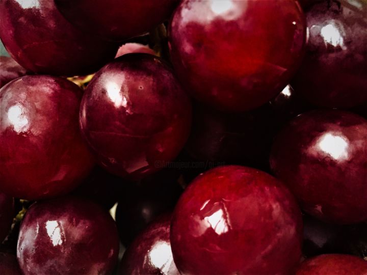 Photographie intitulée "Grape" par Giart, Œuvre d'art originale, Photographie numérique