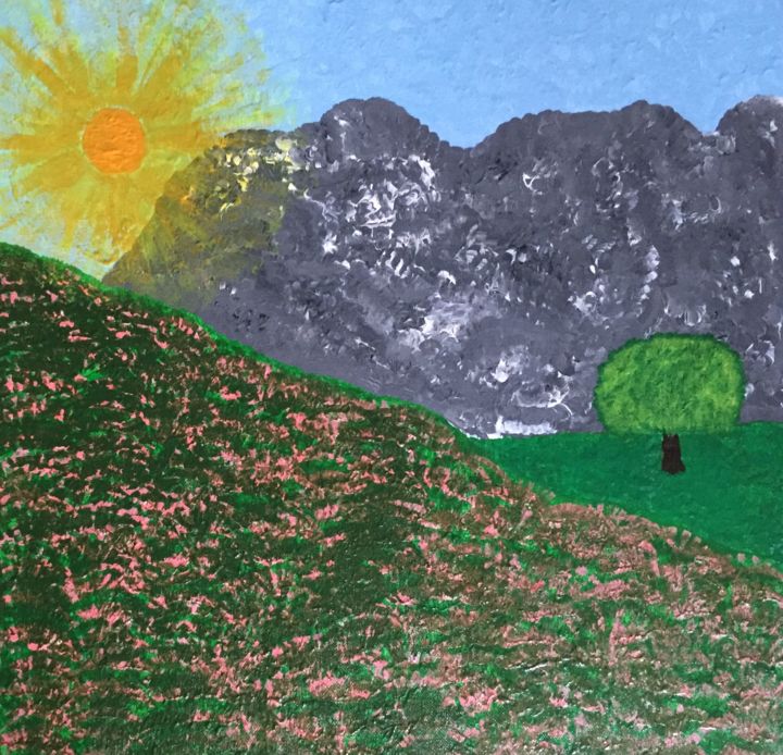 Pintura titulada "Spring morning" por Giart, Obra de arte original, Acrílico
