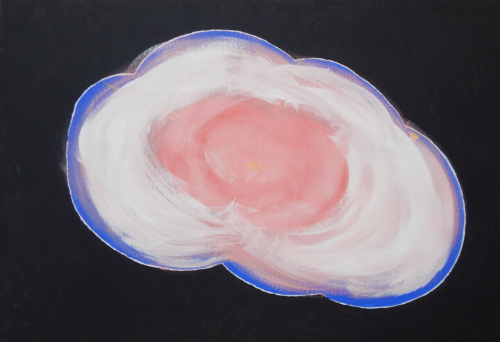 Peinture intitulée "The cloud" par Giampietro Pinna (unartista net), Œuvre d'art originale, Acrylique