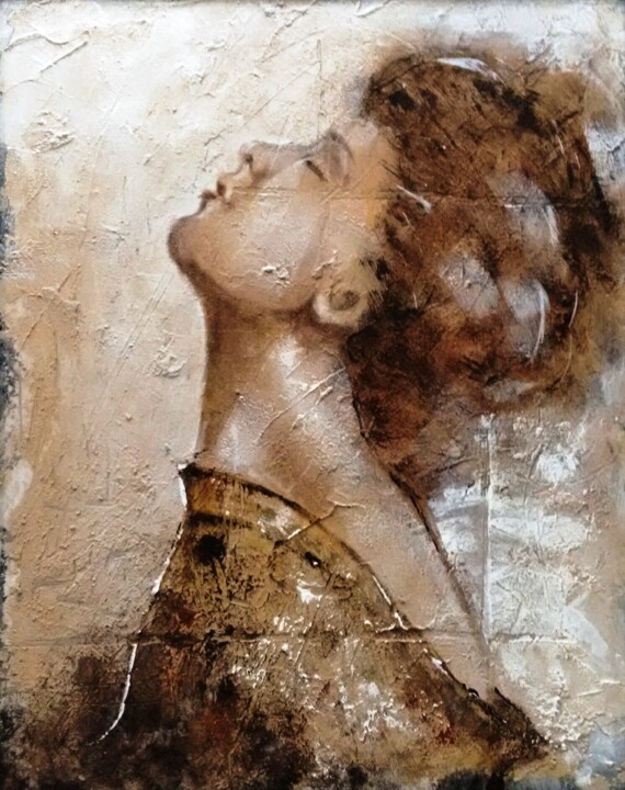Painting titled "Clara" by Gian Paolo Pennisi, Original Artwork, Oil