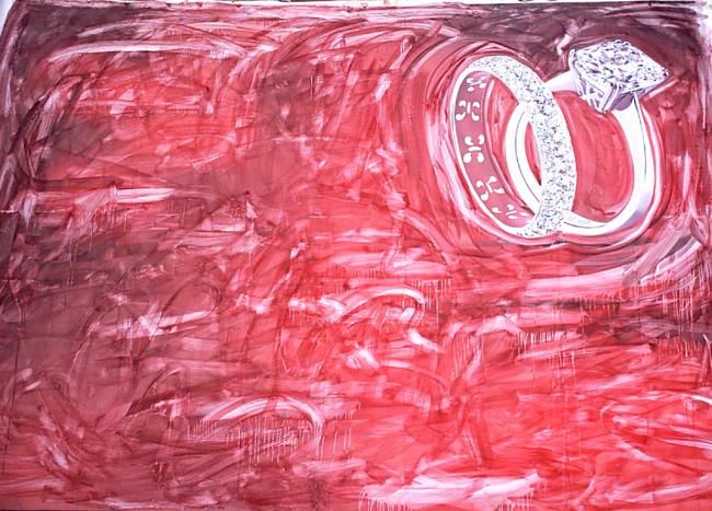 Pittura intitolato "Diamonds are foreve…" da Giancarlo Baraldo, Opera d'arte originale,