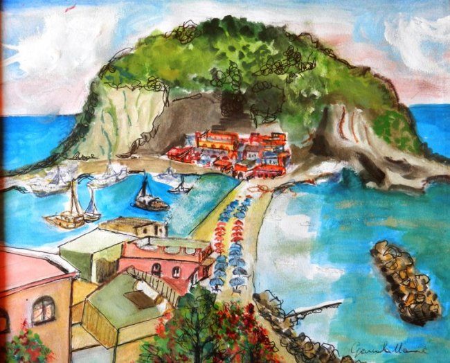 绘画 标题为“Ischia” 由Giancarla Macerata, 原创艺术品