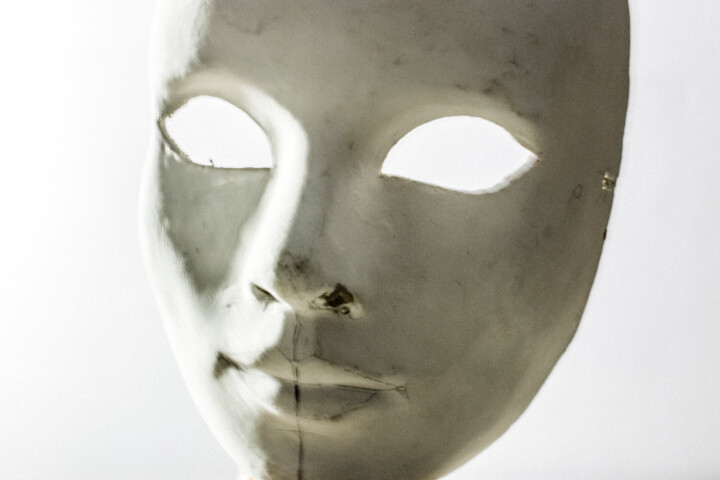 Fotografia intitolato "maschera n.1" da Giancarlo Biscardi, Opera d'arte originale, Fotografia digitale