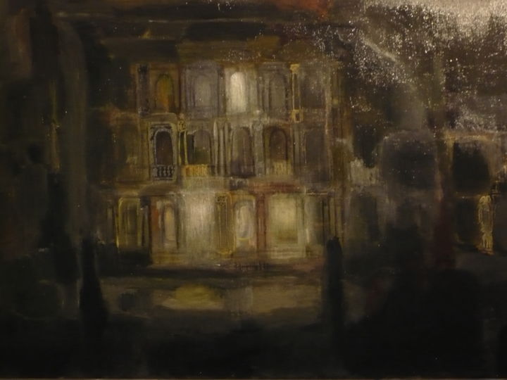 Painting titled "palazzo rezzonico,…" by Gianfranco La Rosa, Original Artwork