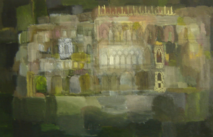 Painting titled "Ca' d'oro" by Gianfranco La Rosa, Original Artwork