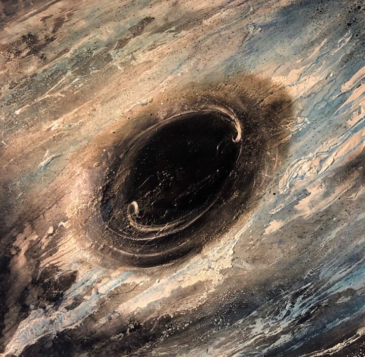 Malarstwo zatytułowany „The Black Hole Seri…” autorstwa Gianluca Fascetto, Oryginalna praca, Olej