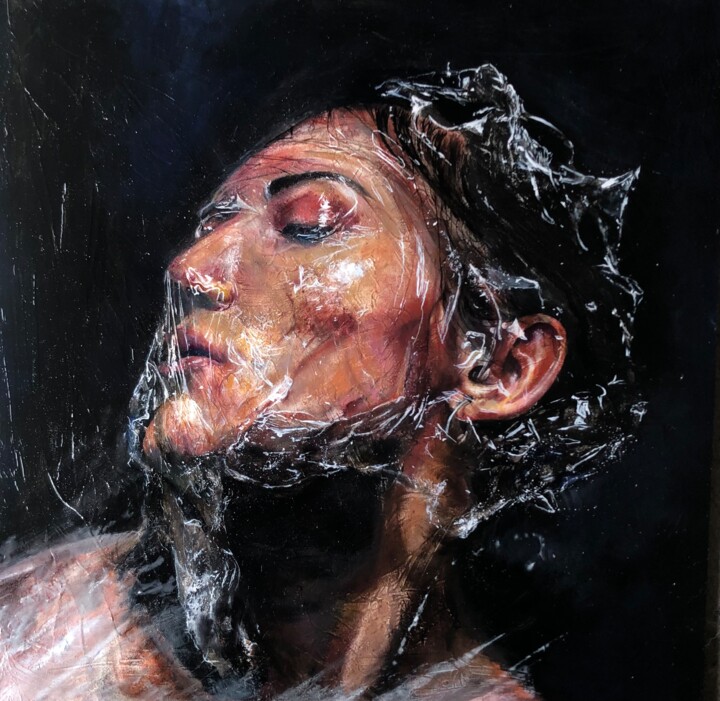 Pittura intitolato "Crisalid" da Gianluca Fascetto, Opera d'arte originale, Olio