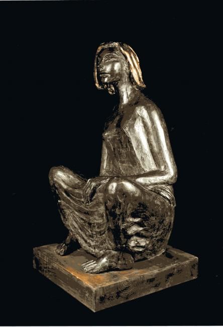 Skulptur mit dem Titel "JELITZHA" von Marcello Giannozzi, Original-Kunstwerk