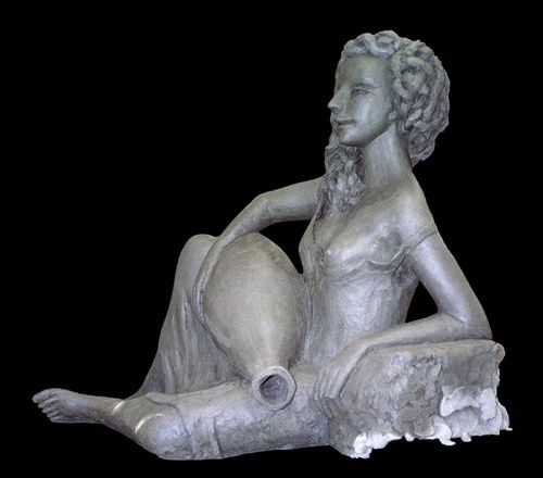 Skulptur mit dem Titel "FONTANA "ARETUSA"" von Marcello Giannozzi, Original-Kunstwerk
