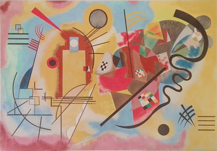 Collages intitolato "Sinfonia di colori" da Luigi Andreani, Opera d'arte originale, Collages