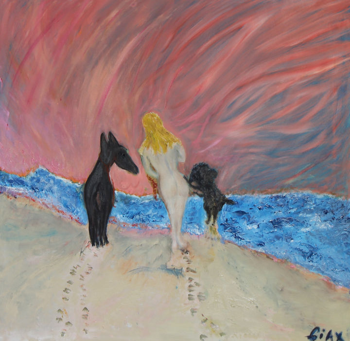 Pintura intitulada "Brigitte Bardot" por Gigiax, Obras de arte originais,