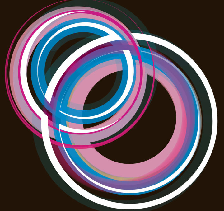 Arts numériques intitulée "Focus 210621 1A" par Gilbert Pierre Crugnola, Œuvre d'art originale, Peinture numérique