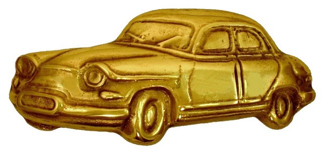 Sculpture titled "PANHARD   PL 17" by Gilbert Liblin, Original Artwork, Metals