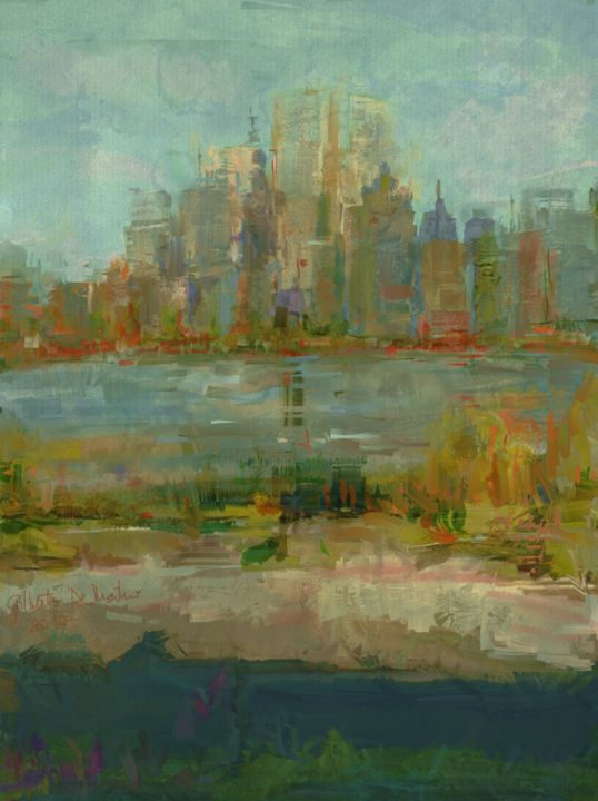 Arte digital titulada "Nova Iorque" por Gilberto De Martino, Obra de arte original
